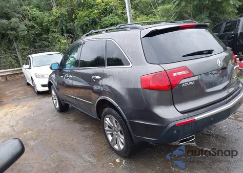 2012 Acura Mdx Advance Package из США, поврежденный, VIN 2HNYD2H65CH508793